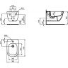 Комплект 2в1 IDEAL STANDARD TESI T457001+R016267 D386801