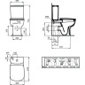 Унитаз IDEAL STANDARD ESEDRA T282001